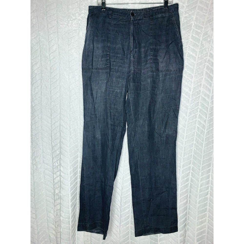 Massimo Dutti Straight Leg Pants Gray - 44/34